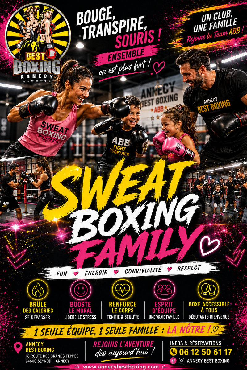 NOUVEAU ,sweat boxing familly !