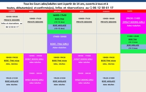 PLANNING SAISON 2023/2024 