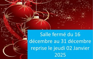 VACANCES DE NOEL  2024 