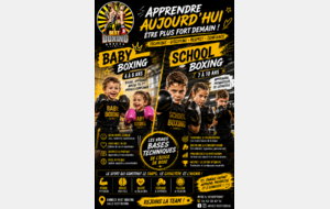 Baby Boxing de 3 à 6 ans / School Boxing de 7 à 10 ans